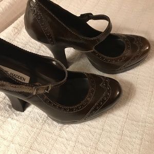 Steve Madden - Haydenn Brown Patent leather- 8 1/2